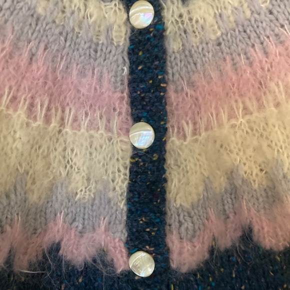 Vintage Hand knit sweater in Denmark 100% Wool - Picture 2 of 5